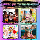Face Painting Kit for Kids, 24 Colors Washable Face Paint, Safe for Sensitive Skin, Non-Toxic Professional Face Painting Kit, Halloween Birthdays Makeup Set with Stencils, Guide Book by TinyTreasures Baby Boutique