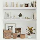 10 inches Deep Floating Shelves 36 inch Long, Wall Shelves Heavy Duty 70 lbs for Bedroom, Bathroom, Living Room, Kitchen, Office, Modern Shelf Home Decor with Invisible Bracket, White by CozyNest Decor