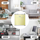 IBCR17SUN Compact, Energy Star Certified Small, Single Door Mini Fridge with Freezer Refrigerator, Standard (1.7 cu ft), Sun Yellow by CozyNest Decor