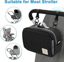 Accmor Stroller Organizer, Universal Stroller Organizer with Insulated Cup Holder Pocket, Dual Purpose Large Capacity Stroller Bag Caddy, Stroller Accessories Fits for Uppababy, Doona, Nuna Strollers by TinyTreasures Baby Boutique