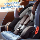 Pro Goleem Breathable 3-in-1 Infant Car Seat Head Support, Soft Infant Car Seat Insert, Carseat Cushion for Toddler, Perfect for Car Seat, Strollers, Swings, Carrier, Bouncer, Black and Grey by TinyTreasures Baby Boutique