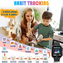 Goodatech Kids Smart Watch for Boys Girls, 1.54'' Smartwatch with 26 Puzzle Games,HD Camera,Video Music Player,Pedometer,Flashlight,Audio Book etc., Aluminum Case and Sport Band (Black) by TinyTreasures Baby Boutique