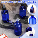 Norme 12 Pcs 8 oz Glass Spray Bottles with Funnels and Labels Refillable Cosmetic Empty Spray Bottles with Sprayer Containers for Essential Oil Cleaning Solutions(Blue,Stylish) by GreenHaven Gardens