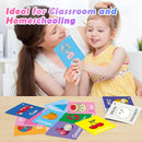 Toddler Learning Flash Cards, 60 PCS Double Sides Flashcards for Alphabets, Numbers, Colors, Shapes, Sight Words, Baby Cognitive Flashcards for Kids, Preschool Kindergarten Learning Activities by TinyTreasures Baby Boutique