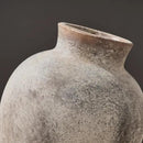 SIDUCAL Ceramic Decorative Flower Vase | 6 Inch Pottery Rustic Farmhouse | Boho | Whitewashed Terracotta Vase for Home Decor, Table, Living Room, Bathroom, Shelf, Mantel Decoration by GreenHaven Gardens