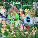 120 Pieces Garden Kit Accessories Garden Animals Miniatures Fairies Miniature Figurines Micro Landscape Ornaments DIY Kit for Outdoor Yard Lawn by GreenHaven Gardens