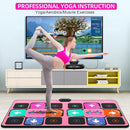 FWFX Dance Mat for Kids & Adults, Wireless Electronic Music Dancing Game for TV, 2-Player Video Game, Active Indoor Games for Family Parties & Basement Fun - Birthday for Boys, Girls by TinyTreasures Baby Boutique