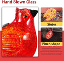Glass Bird Shaped Plant Watering Ball Glass Automatic Watering Ball Flower Pot Insertion Spike Drip Irrigation Device Watering Ball Irrigation System Plant Enthusiast Gift (Red) by GreenHaven Gardens