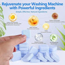 Washing Machine Cleaner-36Pack-18 Month Supply,Washer Machine Cleaner Tablets Formulated For Pet Owners,Easy Pet Hair Remover for Laundry,Compatible with HE, Top & Front Load Washer.Septic Safe by CozyNest Decor