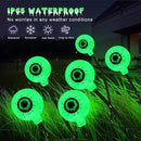 Solar Eyeball Lights Outdoor, 4 Pack 32 LED Halloween Eyeball Lights Outdoor Waterproof 8 Modes Scary Eyeballs Swaying Lights, Eyeballs Halloween Decor for Outside Yard Garden Party (Green) by GreenHaven Gardens