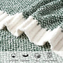 MIULEE Green Super Soft Throw Blanket for Couch, Cozy Fluffy Warm Throws Knit Blankets for Sofa, Bed, Chair, Living Room, Camping, Picnic, 50 x 70 inch by CozyNest Decor