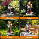 WINTS Solar Garden Gnome,Outdoor Gnome with Solar Lights Decor for Patio,Lawn,Yard,Balcony,Funny Gnomes Gifts for Women,Housewarming,Birthday by CozyNest Decor