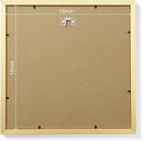 Vittanly 12x12 Picture Frames Set of 9, Shatter Resistant Plexiglass, Display 8x8 Pictures with Mat or 12x12 without Mat, Photo Frames for Wall Mount, Engineered Wood, Gold by CozyNest Decor