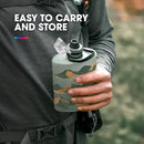 HydraPak Stow - Collapsible Backpacking Water Bottle (350ml, 500ml, 1L) - BPA Free, Ultra Light, Spill-Proof Twist Cap by CozyNest Decor