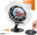STEM DIY Toys Hand Assembly Electronic Spin The Wheel | Science Craft Kit for Kids Ages 8-9-10-11-12-13-14-15+ Years Old | Educational Gifts for Boys&Girls | Video Guide | (Fire Wheel-Fox Blazer) by TinyTreasures Baby Boutique