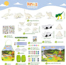 BONNYCO Dinosaur Toys for Kids Painting Kit 16 Figurines Kids Crafts Kits with Glow in The Dark Toys & Gifts for Boys 3 4 5 6 7 8 9 10 Years Old | Dinosaur Gifts Arts and Crafts Birthday Christmas by TinyTreasures Baby Boutique
