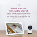Smart Baby Monitor with 10” Tablet - The Most Reliable Way to Monitor Your Baby with or Without Internet - Private & Secure - Travel Friendly - Supports 2+ Cameras - Lifetime Membership by TinyTreasures Baby Boutique