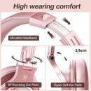 OneOdio A70 Bluetooth Over Ear Headphones, Wireless Headphones w/ 72H Playtime, Hi-Res, 3.5mm/6.35mm Wired Audio Jack for Studio Monitor & Mixing DJ Guitar AMP, Computer Laptop PC Tablet - Rose Gold by TinyTreasures Baby Boutique