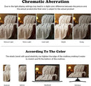NEWCOSPLAY Faux Fur Throw Blanket Linen 3D Ribbed Plush Thick Warm Blanket for Couch Sofa Bed 850GSM (Linen Ribbed, Throw(50"x60")) by CozyNest Decor