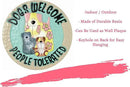 Spoontiques Dogs Welcome Stepping Stone by CozyNest Decor