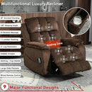 Lazy Boy Recliner Chair, Postoperative Recovery，Retractable 23'' Extra-Long Leg Support Lift Chair Hold up to 400lb，25.5'' Oversized Recliner seat for Big and Tall by CozyNest Decor
