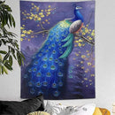 yowecso Peacock Tapestry Wall Hanging for Bedroom, Living Room - Purple Peacock Bird Tapestry - Aesthetic Wall Decor - 50"x60" by CozyNest Decor