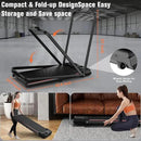 7.8MPH Incline Treadmill for Home, Walking Pad with Handle Bar, Under Desk Compact Treadmill with 350 Lbs Capacity, LED Display & APP, Remote Control, 3.0HP by CozyNest Decor