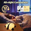 Rechargeable Cute Panda Night Light, 3 Level Dimmable Nursery Nightlight with Timer, Silicone Light Cute Animal Night Lamp for Breastfeeding Toddler Baby Kids Decor, Squishy Lamps Girls Panda Gifts by TinyTreasures Baby Boutique