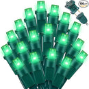 100 Count Green- String Lights - 21.6FT LED Christmas Lights, Mini led Lights for Indoor Outdoor Home Holiday Party Wedding Independence Day Decoration by CozyNest Decor