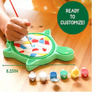 Creative Roots Mosaic Turtle DIY Stepping Stone Kit, Includes Ceramic Stone & 6 Vibrant Paints for Kids Ages 8+ by TinyTreasures Baby Boutique