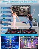 Music Dance Mat for Kids & Adults,Ideal for Fitness Dance Games,899 Games,64GB Memory Card,75 Music Videos,650 Songs.for TV use,Made of Premium Flannel,a Luxurious Gift for Children by TinyTreasures Baby Boutique