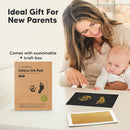 1-Pack Inkless Baby Hand and Footprint Kit - Mess Free Ink Pad for Newborn Keepsake, Dog Nose & Paw Print Kit, Clean Touch Ink Pad for Baby Hand & Footprints, Ideal New Mom Gifts (Gold, Jumbo) by TinyTreasures Baby Boutique