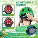 Toddler/Kids Bike Helmet Set for Boys Girls 3D Adjustable Kids Helmet Protective Gear Set Knee Elbow Wrist Pads and Multi-Sports Skateboard Scooter Cycling Roller Balance Bike by TinyTreasures Baby Boutique