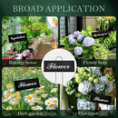 30 Pack Metal Plant Labels for Outdoor Garden Waterproof Plant Markers, Labels Garden Markers for Seedlings Herbs Vegetable Greenhouse Gifts with Pen - Black by GreenHaven Gardens