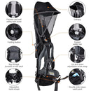 Baby Shoulder Carrier Baby Hiking Backpack Carrier with Rain Cover Sun Shade for Child Safe Backrest and Toddler Ergonomic Seat Holds 40 Pound for Children Between 6 Months-3 Years Old Babies by TinyTreasures Baby Boutique