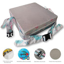 Toddler Booster Seat for Dining Table,4 Inches Washable Double Safer Straps Non-Slip Bottom Booster Seat Dining for Kids, Portable Travel High Density Sponge Detachable Increasing Cushion for Child. by TinyTreasures Baby Boutique