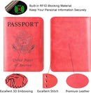 Passport Holder Cover Wallet Travel Essentials Leather Rfid Blocking Case Vacation Luggage Must Haves Travel Accessories for Men Women (116