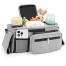 Accmor Universal Stroller Organizer with Insulated Cup Holder Detachable Phone Bag and Shoulder Strap,Stroller Bag Caddy Organizer Fits for Uppababy, Baby Jogger, Britax Strollers by TinyTreasures Baby Boutique