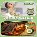 Kids Alarm Clock with Night Light for Kids, Small Digital Alarm Clocks for Bedrooms, Routine Builder, Cute Cat Alarm Clock with Sleep Training, Snooze, 12/24H, Date & Day, Temperature, USB Port by TinyTreasures Baby Boutique