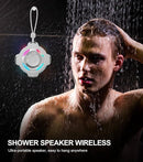 comiso Shower Bluetooth Speaker, IPX7 Waterproof Speaker with Multiple Light, Floating, Wireless Speakers with Punchy Bass and Loud HD Sound 2000mAh for Travel Beach Shower, Gift for Men, Women by TinyTreasures Baby Boutique