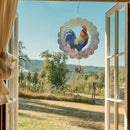 Rooster Wind Spinners 3D Hanging Wind Spinner Outdoor Clearance for Yard and Garden Decor 12inch Chicken Gifts for Women Mom by GreenHaven Gardens