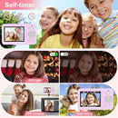 Digital Camera, 4K 64MP, 18X Zoom, Point and Shoot Digital Camera with 64GB TF Card & 2 Batteries, Portable Rechargeable Small Camera for Kids Teens Adult, Purple by TinyTreasures Baby Boutique