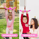 Ninja-Twister 360° Spin Handle: Slackline Swing Attachment for Kids - Activate Ninja Powers with Twist-Spin Flips! (Rose Red- Backyard/Playground Hang Toy) by TinyTreasures Baby Boutique