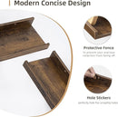 Picture Ledge Shelf, Wood Floating Shelves Set of 2, 36 inch Picture Ledge Shelves, Photo Ledge Nursery Book Shelves Wall Mounted for Living Room Kids' Room Bedroom, Color Brown by TinyTreasures Baby Boutique