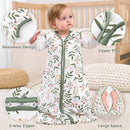 Yoofoss Baby Sleep Sack 0-6 Months, 1.5 Tog Baby Wearable Blanket with 2-Way Zipper, 100% Cotton Organic Fabric Winter Infant Sleeping Sack, Warm Soft Comfy by TinyTreasures Baby Boutique