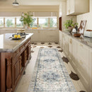 Machine Washable Kitchen Runner Rugs: 2'6"x8' Hallway Runner Rug Non Slip Low Pile Stain Resistant Soft Carpet Runners for Hallways Indoor Entryway Kitchen Laundry Room Beside Farmhouse by TinyTreasures Baby Boutique