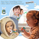 Kids U Shaped Electric Toothbrush for Age 2-12, Rechargeable Toddler Toothbrush with Smart Timer & 3 Clean Modes, Dinosaur Design, IPX7 Waterproof, 3 Brush Heads & 360°Cleaning by TinyTreasures Baby Boutique