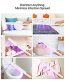 UV Light Sanitizer Wand, Portable UVC Light Disinfector Lamp Chargable Foldable UV Wand for Home Hotel Travel with 20 UV-C LED Beads by CozyNest Decor