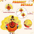 WERNNSAI Thanksgiving Turkey Pinata - Fall Autumn Decorations Gentle Turkey Pinata Orange Thanksgiving Party Games Autumn Decorations for Home Fall Festival Party Favors with Blindfold by TinyTreasures Baby Boutique