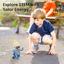 Sillbird Solar Building Robot Kit STEM Gift for Boys Aged 8-13, DIY Science Educational Toys for Kids Teens Birthday, 12-in-1 Solar or Battery Powered Robotic Set with 197 Pieces by TinyTreasures Baby Boutique
